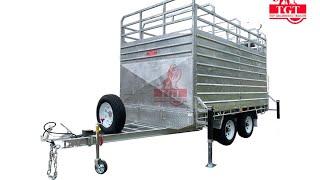 CATTLE TRAILER | 12x7 Livestock Trailer | Top Galvanised Trailer