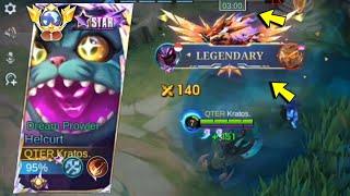 3min Legendary!! HELCURT GOLD LANE SUPER AGGRESSIVE GAMEPLAY  ( BEST BUILD 2024 ) MLBB