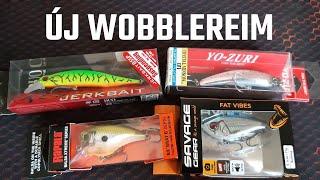 Új wobblereim: Duo Realis Jerkbait, Rapala BX Brat, Savage Gear Fat Vibes, Yo-Zuri Crystal Minnow