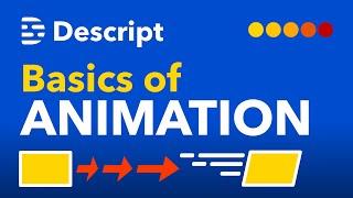 Descript Animation Basics | Create Animated Lower Thirds Template