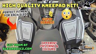 NEW Protective Snowmobile Knee Pads | High Quality & Durable | How To Install? | Sledaddicz.com