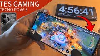 SIKSA Gaming TECNO POVA 6 New Update Sampai BATERAI HABIS!! Lets him Cook 