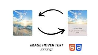 Image Hover Text Overlay Animation With HTML & CSS | CSS Animation