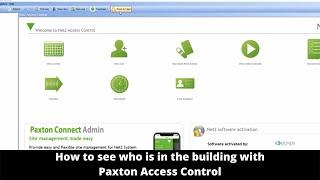 How to see who is in the building with Paxton Access Control