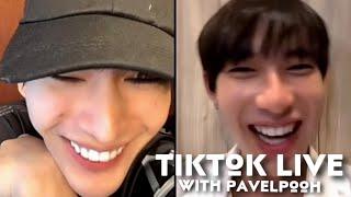 TikTok live with Pavelphoom and Pooh Krittin (PitBabe) - 12Feb2024