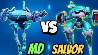 Salvor vs MD - Best Healing Mech - Mech Arena