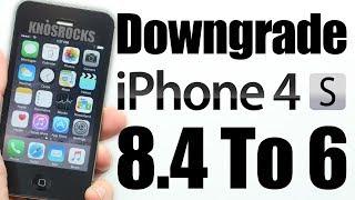 How To Downgrade iOS 9.3.5 & 8 To iOS 6.1.3 iPhone 4S + iPad 2 Without iTunes / SHSH Blobs A5