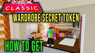 HOW TO GET WARDROBE SECRET BADGE + TOKEN QUEST [Pot O Gold] - Roblox Classic