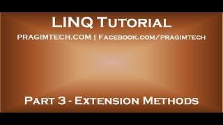 Part 3   Extension Methods in C#