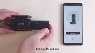 How to Connect the DriveSense UTOUR C2L Dash Cam to the Mobile App