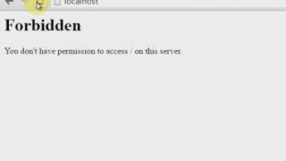 Wamp error - localhost & phpmyadmin forbidden on google chrome