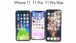 iPhone 11 vs iPhone 11 Pro vs iPhone 11 Pro Max - SPEED TEST in 2024