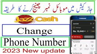 how to change  jazzcash account number 2022|| jazzcash Account number change Karne ka tarika