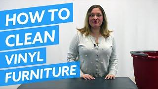 How to clean your vinyl office furniture