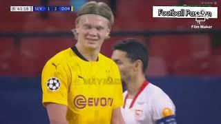 Sevilla vs Dortmund 2 - 3 Highlights of champions league Round of 16 1st Leg 2020/21