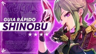 A PERSONAGEM 4* mais QUEBRADA desde INAZUMA! Guia da KUKI SHINOBU! | GENSHIN IMPACT