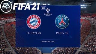 FIFA 21 | Bayern Munich Vs PSG | Quarter Final | UEFA Champions League 2020/21 |