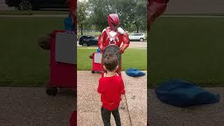 Houston superhero party character power hero red ninja star challenge at birthday celebration