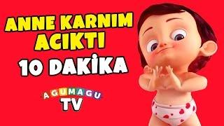 Anne Karnım Acıktı Şarkısı 10 Dk ( Altyazılı - Yeni Versiyon) - Çocuk Şarkıları 2016