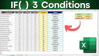 How to Use IF Function with 3 Conditions in Excel | Step by Step | Practical Example