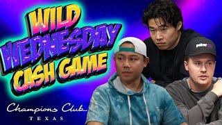 WOLFGANG plays $10/$25/$50 HIGH STAKES POKER w/ Slick Ric & JWin!!