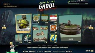 NEW Fallout 76 Season 20 Glow of the Ghoul REWARDS Revealed!