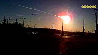 Russian Meteor Explosion in slow motion