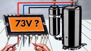 IPM To Compressor *U V W* Volts in Mini Split A/C Inverter Circuit