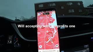 Uber driver Does Cherry picking on trips_go big or go home!