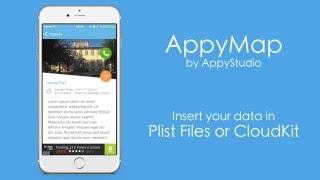 appyMap - XCode iOS Map App Template for Location and City Guide