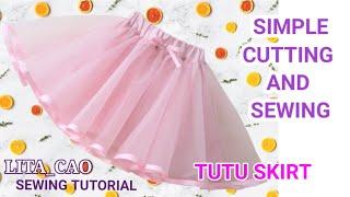 SIMPLE CUTTING AND SEWING /TUTU SKIRT
