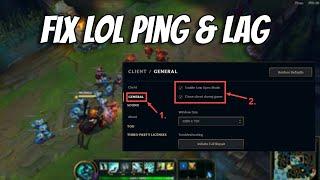 How To Fix League of Legends High Ping & Ping Spikes Get Lower Ping and input delay in LoL