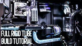 How to Build a  Water Cooled PC with RIGID Tubing, Water Cooled PC Rebuild Vlog 2