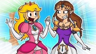 Princess Peach Meets Princess Zelda