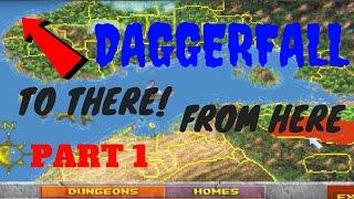 HOW BIG IS THE MAP in Daggerfall? Walk Across the Map (Part 1)