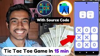 Create Tic Tac Toe Game In 10 min | Tic Tac Toe Game Android Studio | How To Create Tic Tac Toe Game