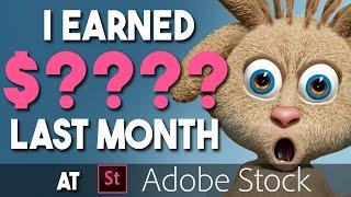 Adobe Stock Contributor Earnings Report plus Shutterstock, Storyblocks Income #adobestock #aiart