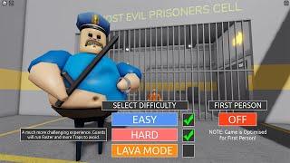 BARRY'S PRISON RUN! (FIRST PERSON OBBY!) - HARD MODE - NEW UPDATE UNLOCK LAVA MODE | ROBLOX GAMEPLAY