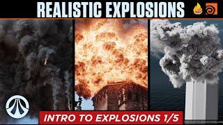 Realistic Explosions - 01 - Trailer | Houdini FX Workshop |