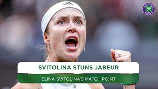 Elina Svitolina | Winning moment | Third round | Wimbledon 2024