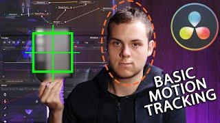 Basic Tracking Objects In Davinci Resolve 17 | Motion Tracking Tutorial