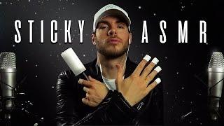 STICKIEST ASMR  Sticky Tapping & 3D Sticky Sounds  Male Whispering