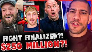 Conor McGregor vs Logan Paul FINALIZED w/ $250 MILLION PAYOUTS!? Alex Pereira & Jiri Prochazka!