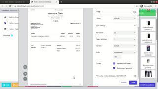 Invoice Layout, Printing invoice in different paper size, thermal printer in UltimatePOS