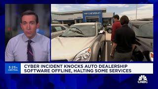 Cyber incident knocks auto dealership software offline, halting some services