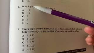 PART 1 - Hiset math practice test