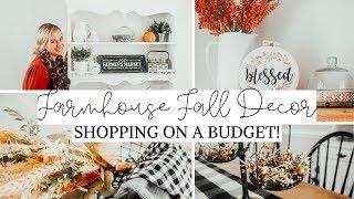 FALL Farmhouse Decorating Ideas (On a Budget!) | Fall Decor Shop + Haul 2019