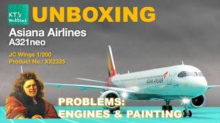 JC Wings 1/200 Asiana A321neo Unboxing and Review