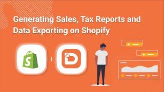 Shopify Sales & Tax Report Generator App | Analytics and Data Export to Google sheets Tutorial