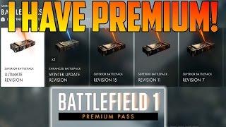 PREMIUM Battlepack Opening! | Battlefield 1 Premium